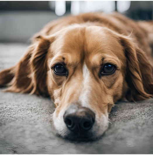 Sad dog illustration representing lack of motivation when studying without clear goals